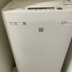 洗濯機　SHARP 2019年製