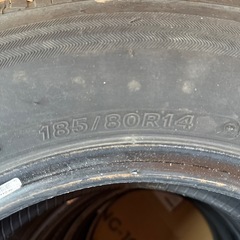 ブリヂストン　V600 185/80/R14 102/100N LT ノーマルタイヤ4本セットの画像