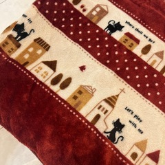 シングルサイズ布団カバー　毛布にも　ネコちゃん柄の画像