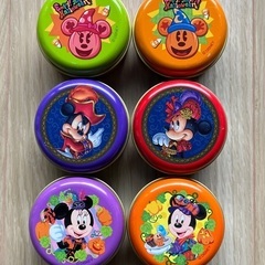ディズニー お菓子が入っていた小さな空き缶