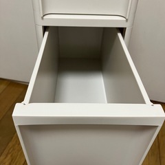 スリム収納ボックス　グレーの画像