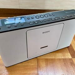 【コード/リモコン/取説付き】パーソナルオーディオシステム【ZS-E80W】の画像