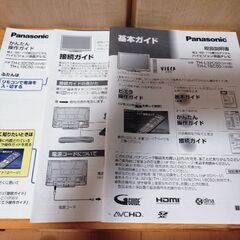 液晶テレビ　パナソニック　ビエラの画像