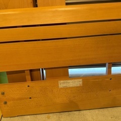 シングルベッド無料で差し上げます。急ぎの画像