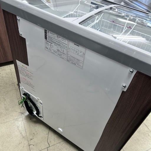 5217② 【美品】急速冷凍機能冷凍ショーケース RIS-185F 2022年製 5217②【美品】レマコム 急速冷凍機能付冷凍ショーケース RIS