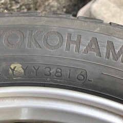 ワゴンR  スタッドレスタイヤ　アルミホイール付き　中古　軽四の画像
