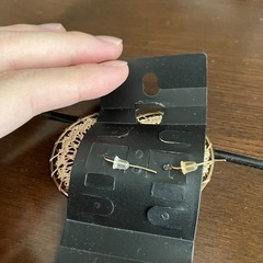 未使用　ピアスの画像