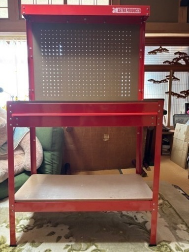 アストロプロダクツ　ワークベンチ　赤80cm 工具　作業台KTC TONE