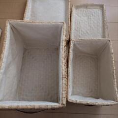 収納BOX大小２個セットの画像
