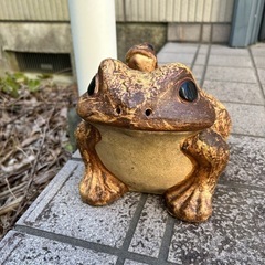 【1/15まで引き取り限定】カエルのオブジェ