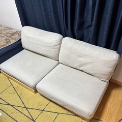 北欧風ソファー1人掛け×2