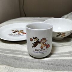  ★チップとデール 食器 子供用 中古品