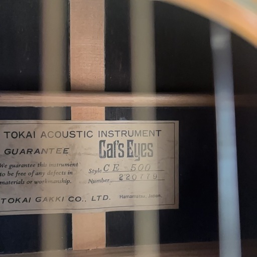 cat's-eye CE500 ギター　アコギ　ビンテージギター