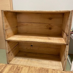 【お取引中】りんご箱　2箱