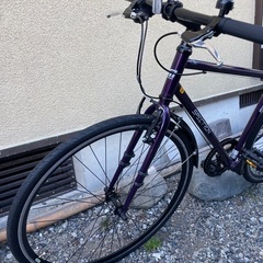 極美品！カインズ購入クロスバイク 707c スペクトロン パープル 丸石