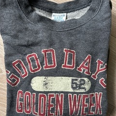 GOOD DAYS ゴールデンウィーク トレーナー　グレー　150サイズの画像