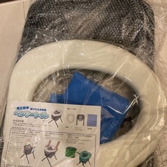 ベンリートイレ/簡易トイレ 【組立式】 スチール 〔災害時 アウトドア 断水時〕 屋外、屋内どこでも手軽に設置！スチールトイレ 災害時トイレの画像