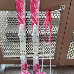 キッズ用スキーセット120(スキー板、ブーツ、ストック、ビンディング