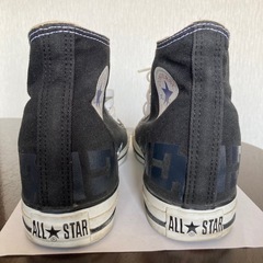 【値下！】コンバース  オールスター 黒 ハイカット インヒール 8の画像