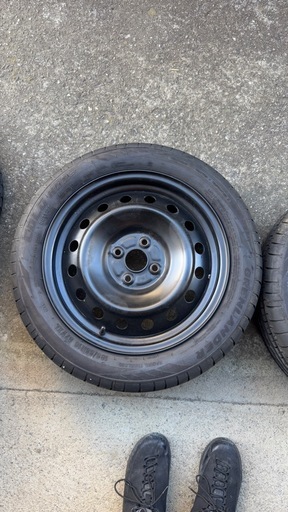 185/55R16  5.5J +39 ハブ54 夏タイヤ