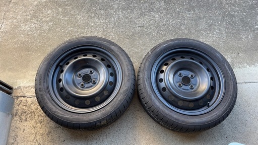 185/55R16  5.5J +39 ハブ54 夏タイヤ