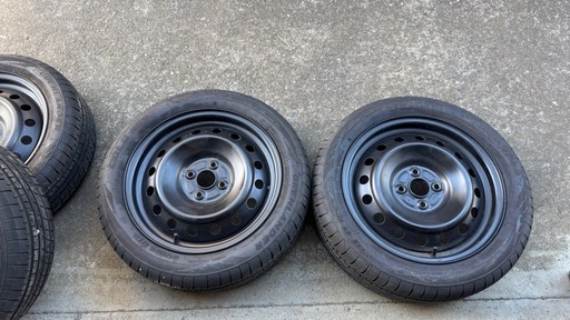 185/55R16  5.5J +39 ハブ54 夏タイヤ