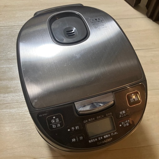 シャープ　KS-S10J　炊飯器