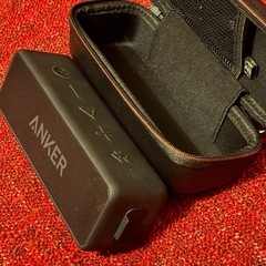 Anker SoundCore2 ワイヤレススピーカー　重低音　ハードケース付きの画像