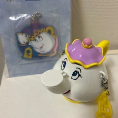 美女と野獣　ポット夫人　キーホルダー