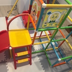 アンパンマン　室内滑り台ブランコの画像