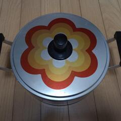 昭和レトロ鍋　24センチ