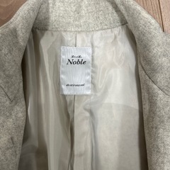 Nobleコート、FABIA　Vネックニット、KBF、INEDスカートの画像