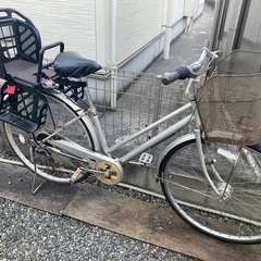 自転車　27インチ　チャイルドシート