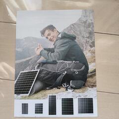 未使用品　太陽光発電　充電パネルの画像
