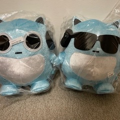 ブルーハムハム　ベロア　BIGぬいぐるみ　2種セットの画像