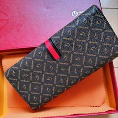 Goldlion leather 長財布の画像