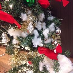 【19日、20日に取りに来れる方限定セール】二万相当　クリスマスツリー　新品ニトリクリスマスツリーケースつき　別売り　ライトつき　　の画像