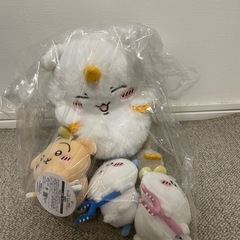 ちいかわ　あのこBIGぬいぐるみ&討伐マスコット　ちいかわ、うさぎ、ハチワレの画像