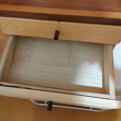 【取りに来てくださる方】木製3段小物収納ケース　0円の画像