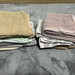 貰って下さい！使用済みフェイスタオル7枚セット