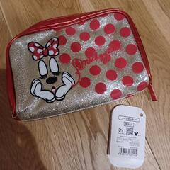ミニーちゃん　メイクポーチ　新品　ミニーマウス　ディズニー　ディズニーストアの画像