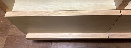 本棚　北欧風　引き出し付き