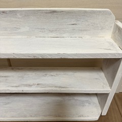 アンティーク　小物置き　木製ラック　北欧家具の画像