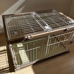 アイリスオーヤマ　ウッディサークル　ゲージ　屋根付き　犬小屋