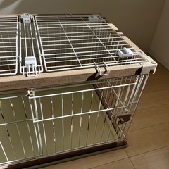 アイリスオーヤマ　ウッディサークル　ゲージ　屋根付き　犬小屋の画像