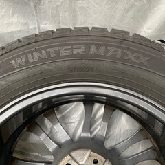 美品　ダンロップ　ウインターマックス　winter maxx バリ山　スタッドレス　ホイールセット　weds　17インチ　CH-Rの画像