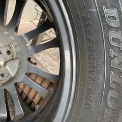 美品　ダンロップ　ウインターマックス　winter maxx バリ山　スタッドレス　ホイールセット　weds　17インチ　CH-Rの画像