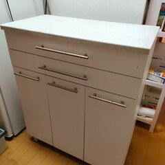 《値引き》【取りに来てくださる方】人工大理石天板ダストカウンター...
