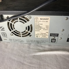 【T4】SHARP/VHS/HDD/DVDレコーダー DV-ACV52 2007の画像