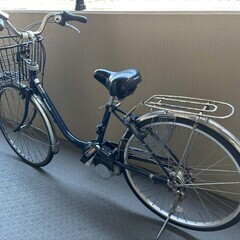 panasonic　電動アシスト自転車　ネイビー